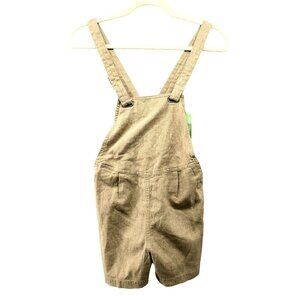 NWT Sisley Girls XL 10-11 Years Shortalls Overall Lightweight Slub Cotton Summer